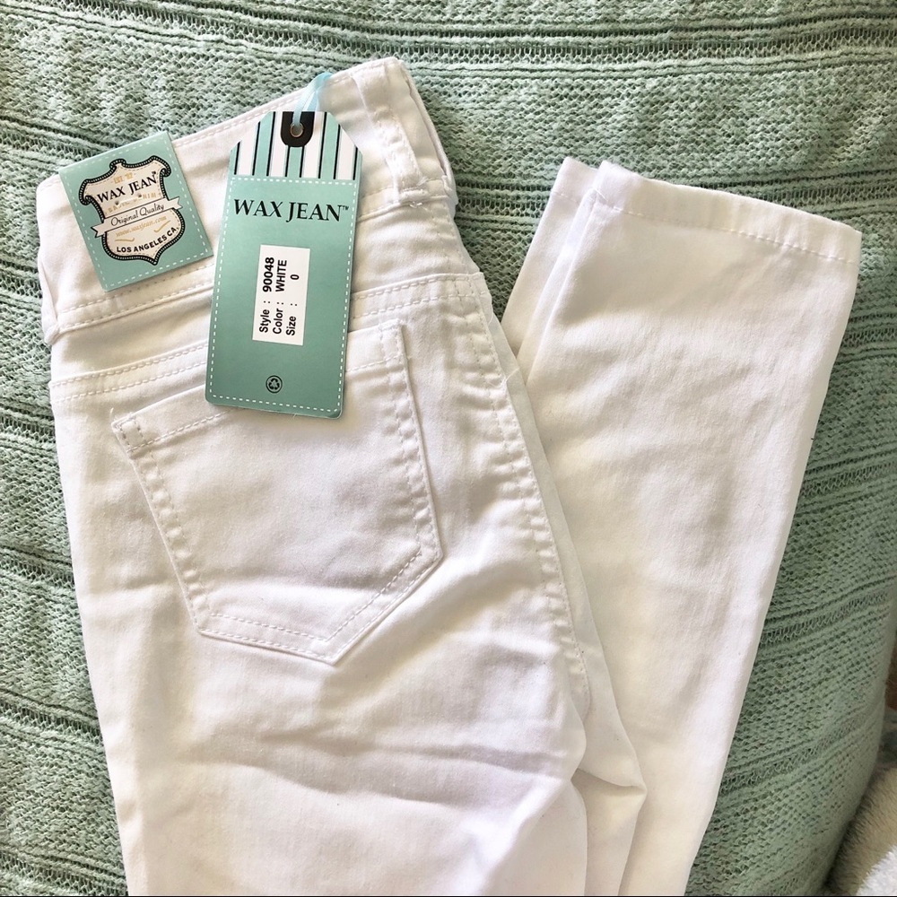 Wax Jean white size 0 NWT